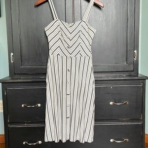 Kaileigh Harper button front knit dress